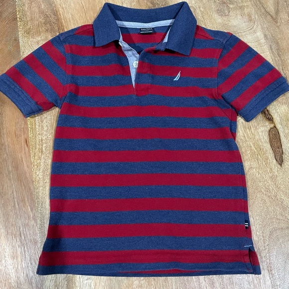 Nautica Boys Stripe Polo Shirt - Picture 5 of 5
